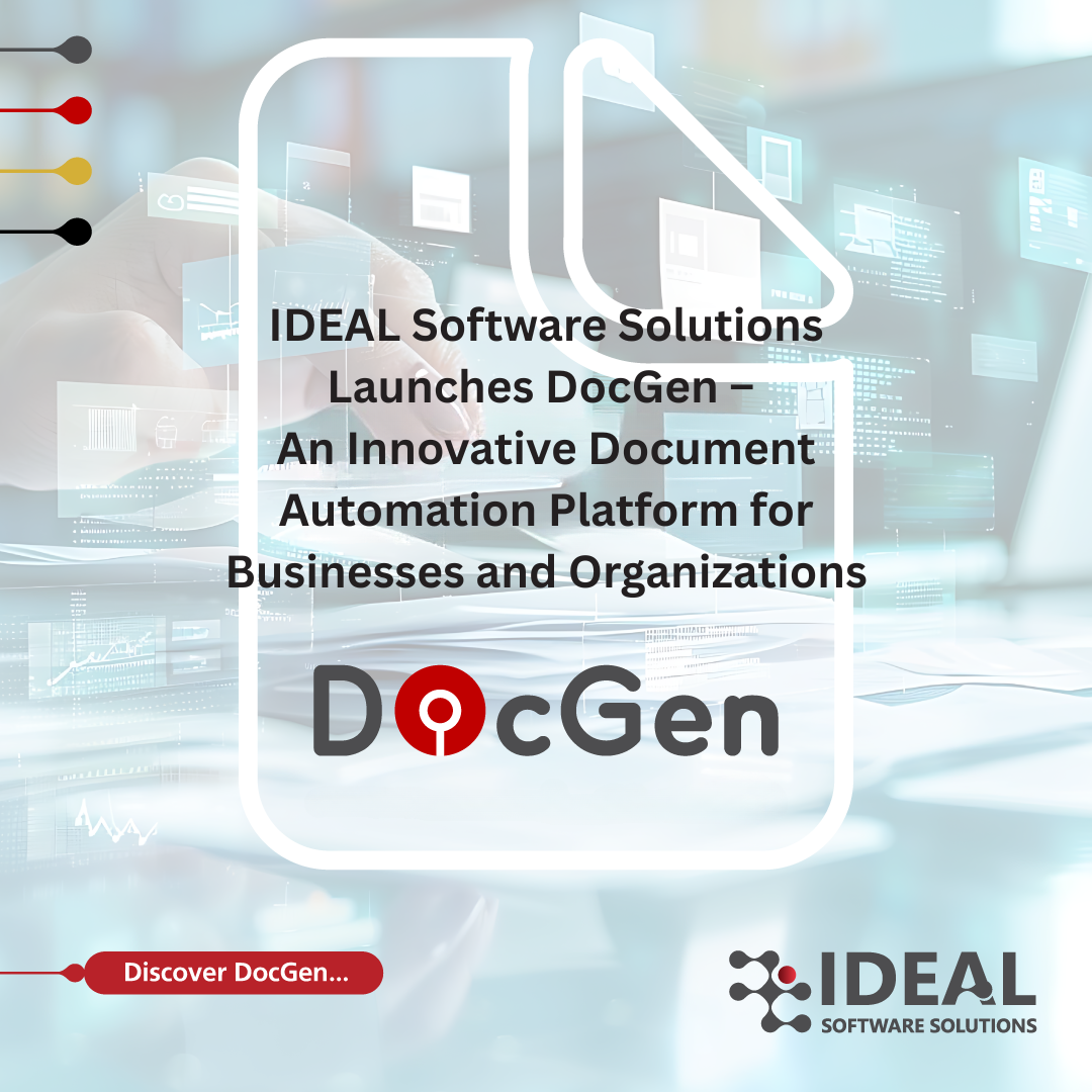 IDEAL Software Solutions Launches DocGen – An Innovative Document ...